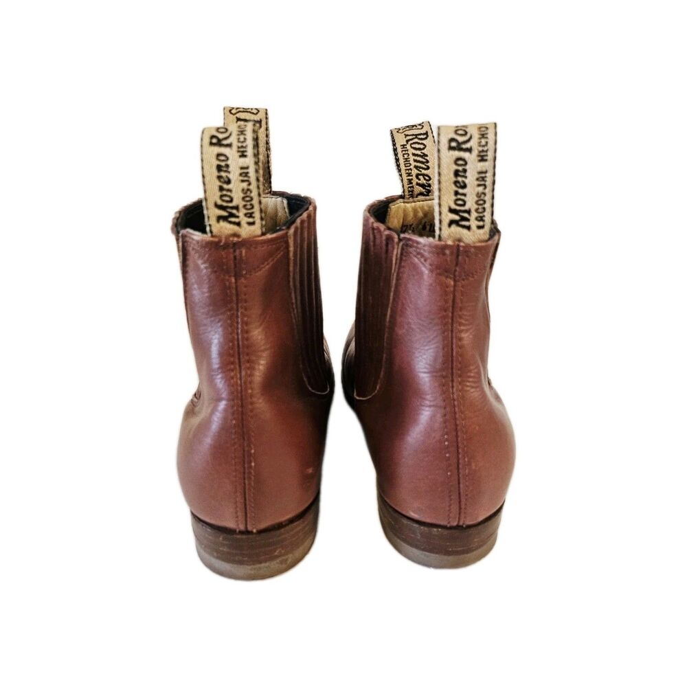 Moreno Romero Leather Ankle Boots | Men's Size 9.5 - Picture 7 of 10